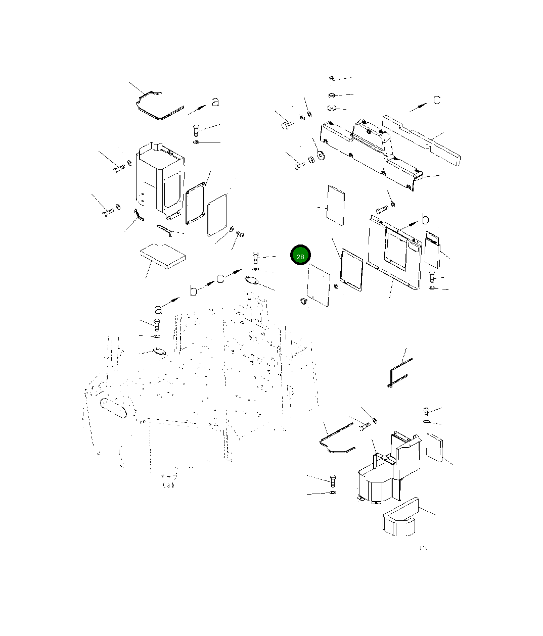 Крышка 419-926-6360  Komatsu