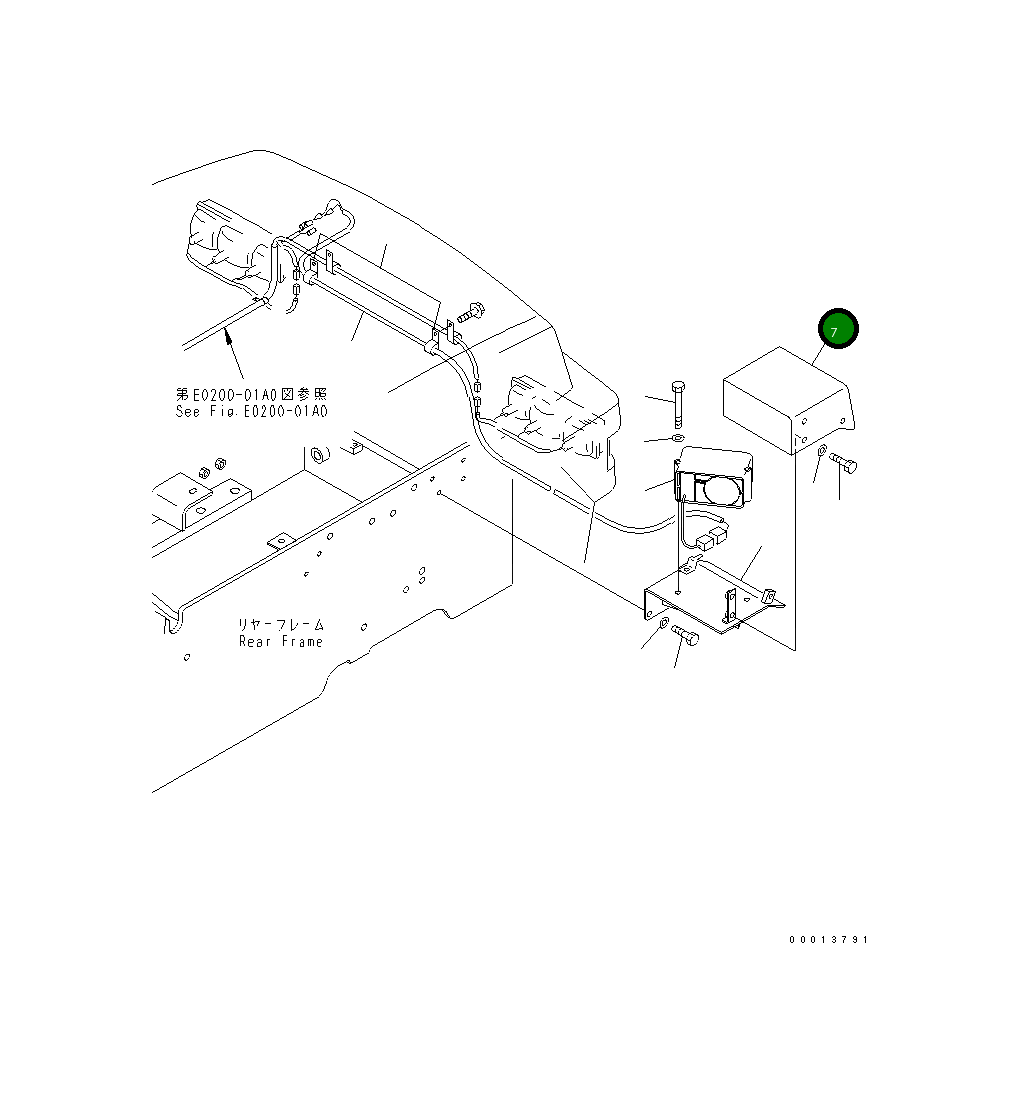 Крышка 362-06-34221 Komatsu
