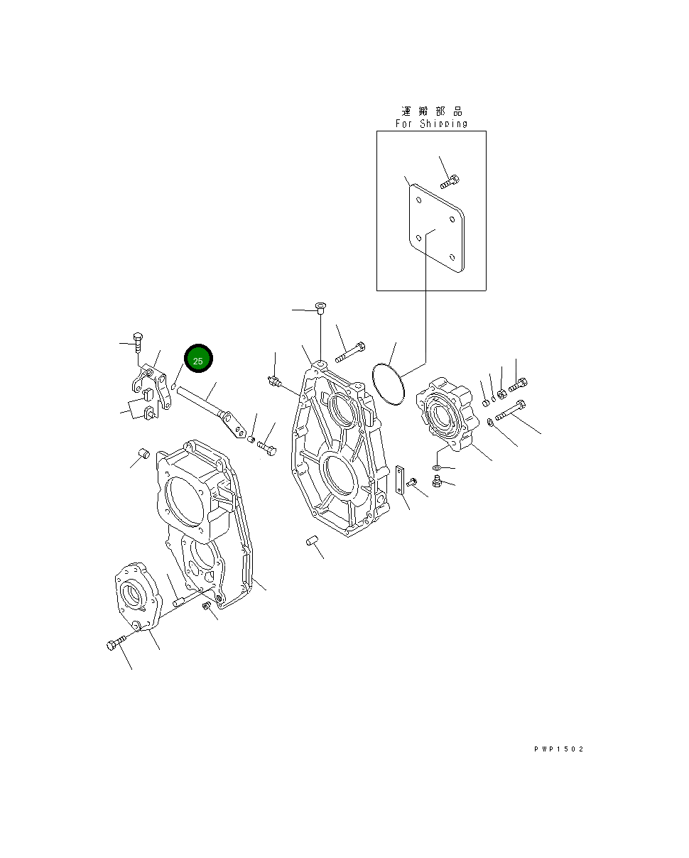 Кольцо уплотнительное (O-Ring) 20E-14-K1440  Komatsu