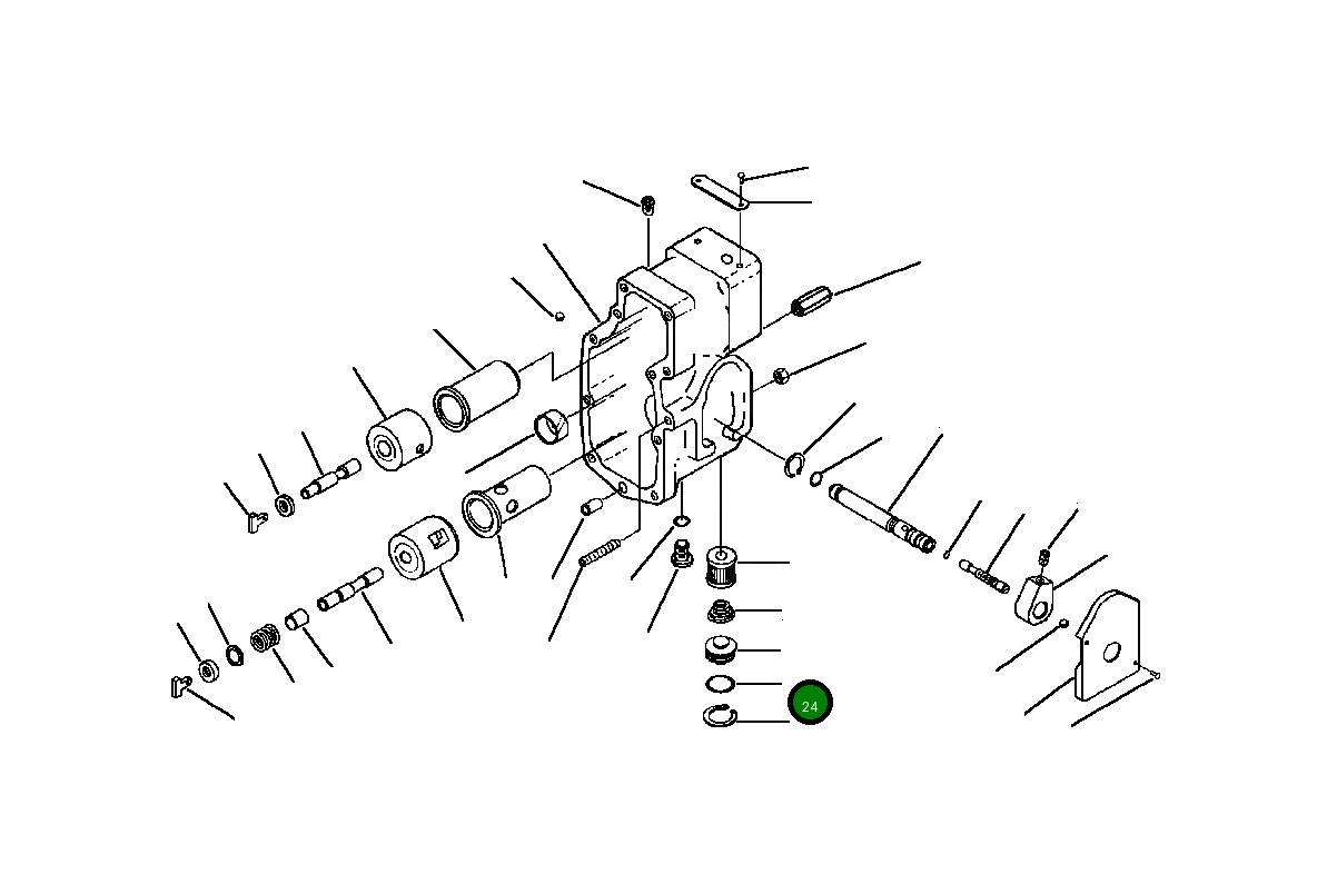 Кольцо уплотнительное (O-Ring) 1294 109 H1 Komatsu