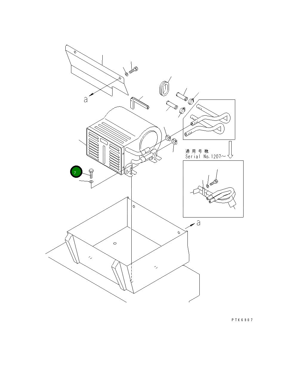 Болт 01010-81014 Komatsu