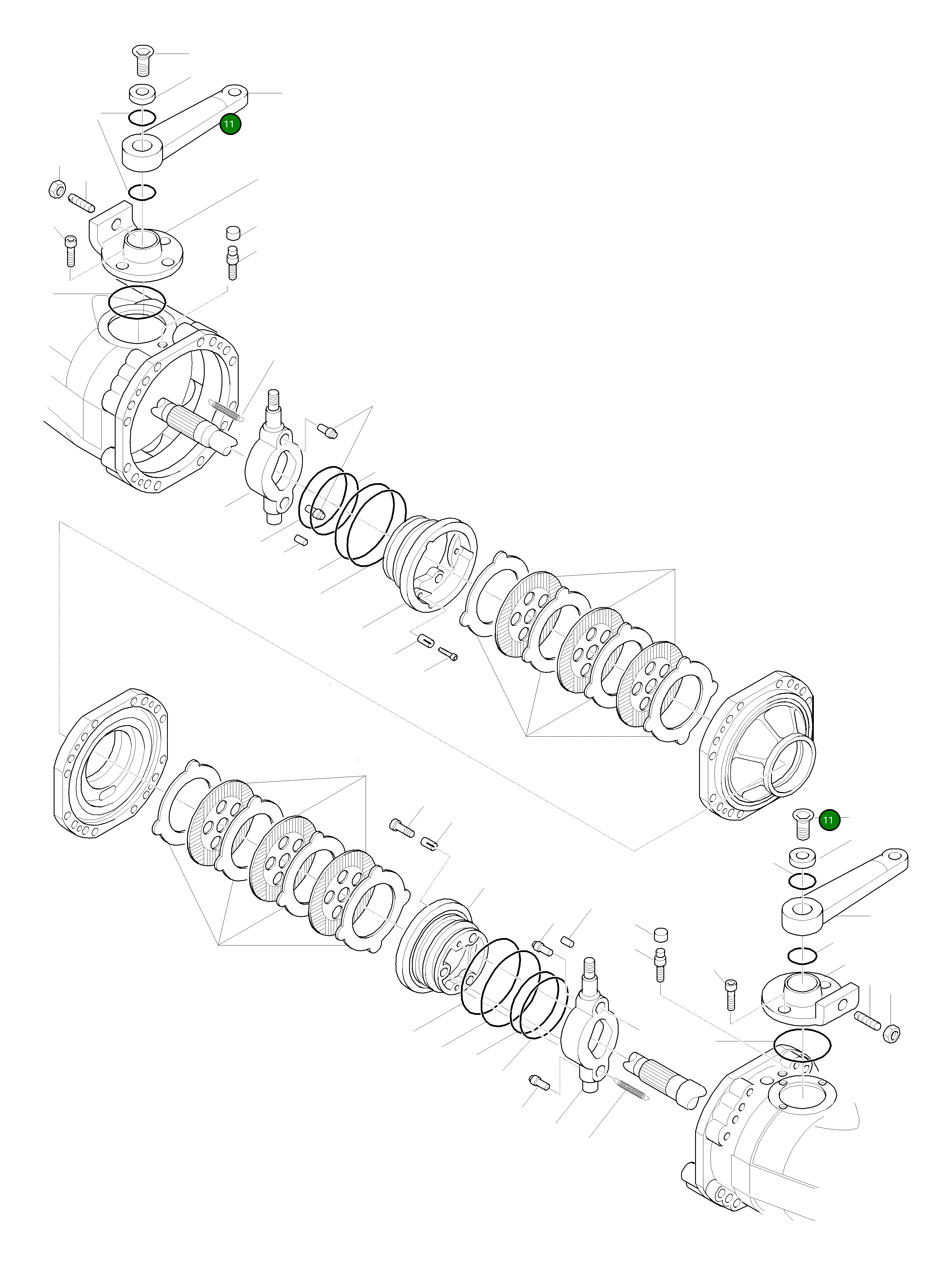 Кольцо 42W-22-H0P75  Komatsu