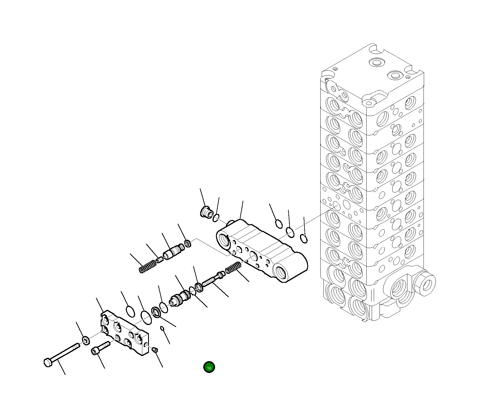Кольцо 890001943 Komatsu
