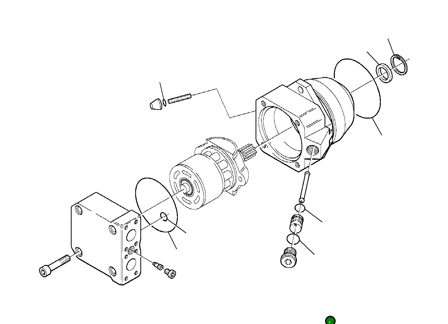 Кольцо уплотнительное (O-Ring) 21D-60-15680 Komatsu