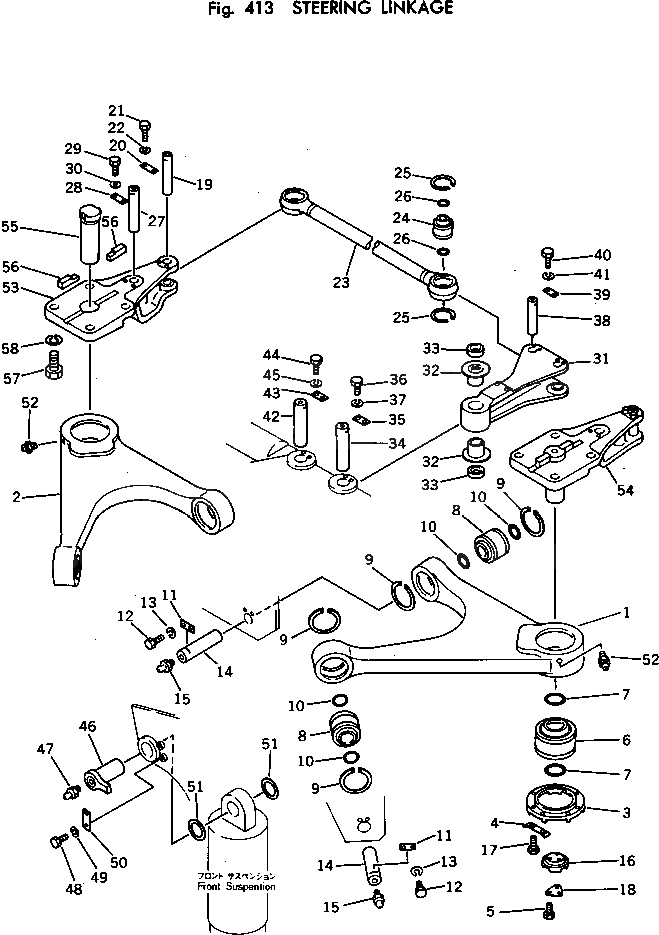 Болт 01010-53695  Komatsu