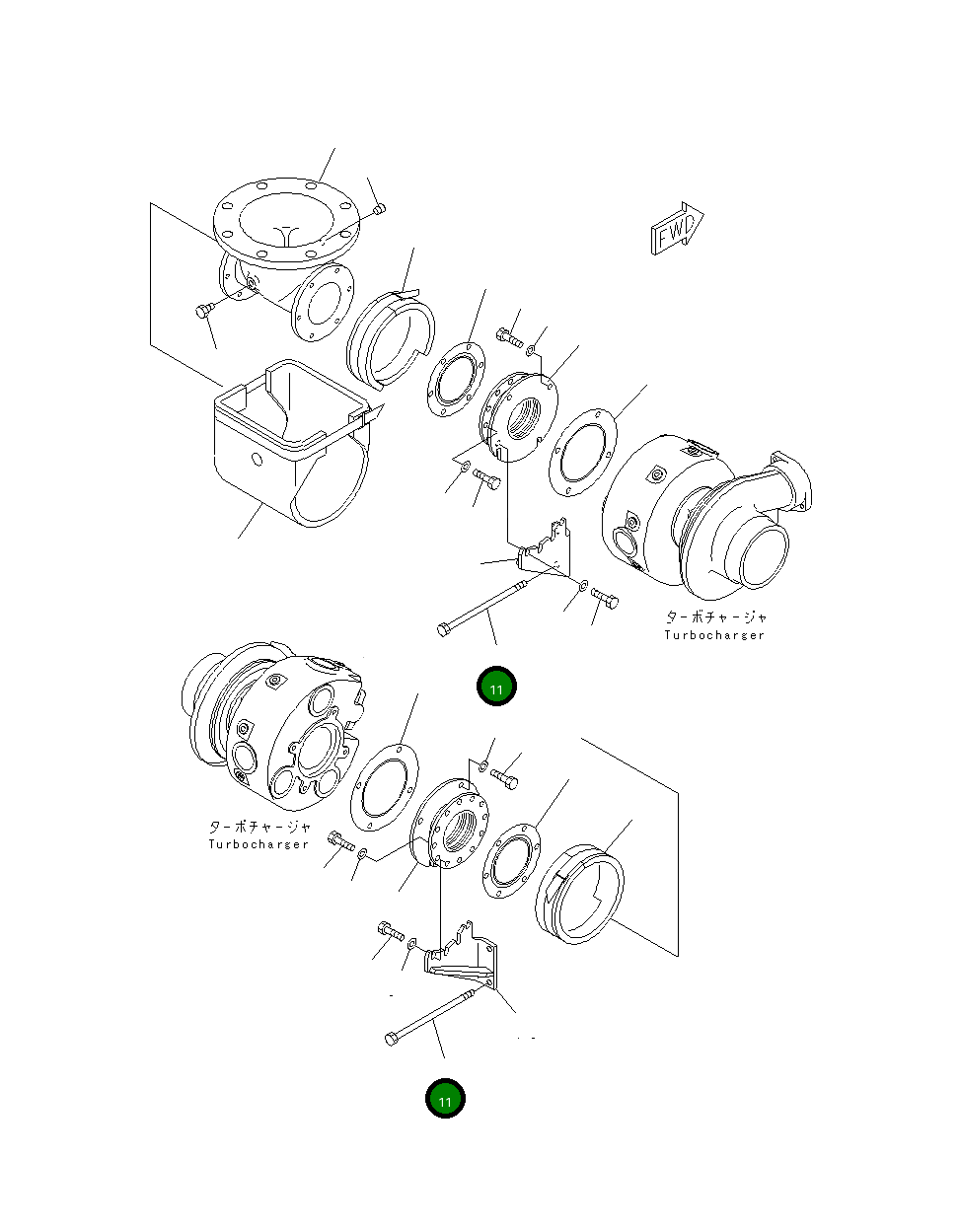 Болт 6215-25-1970  Komatsu