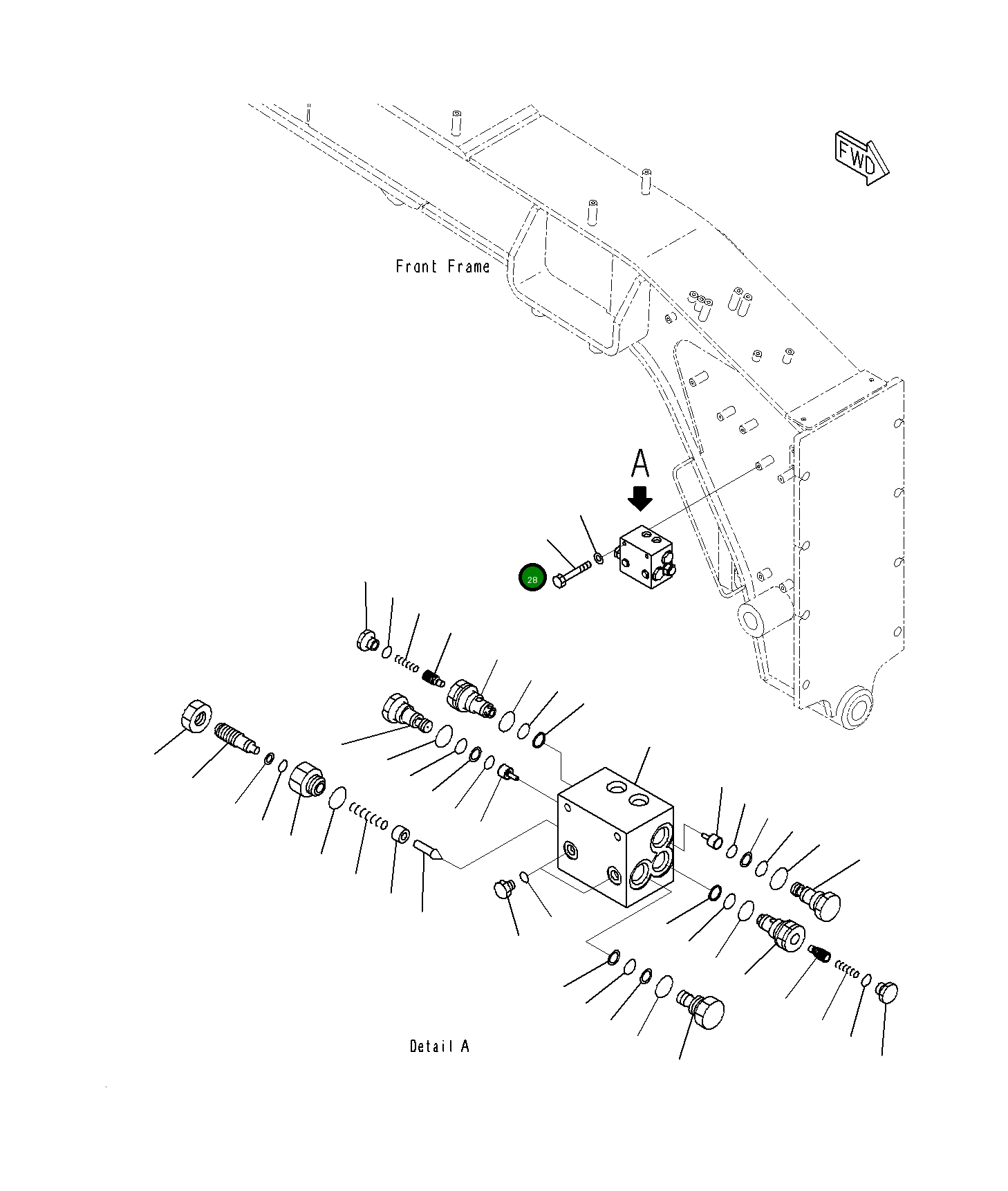 Болт 21W-97-94420 Komatsu