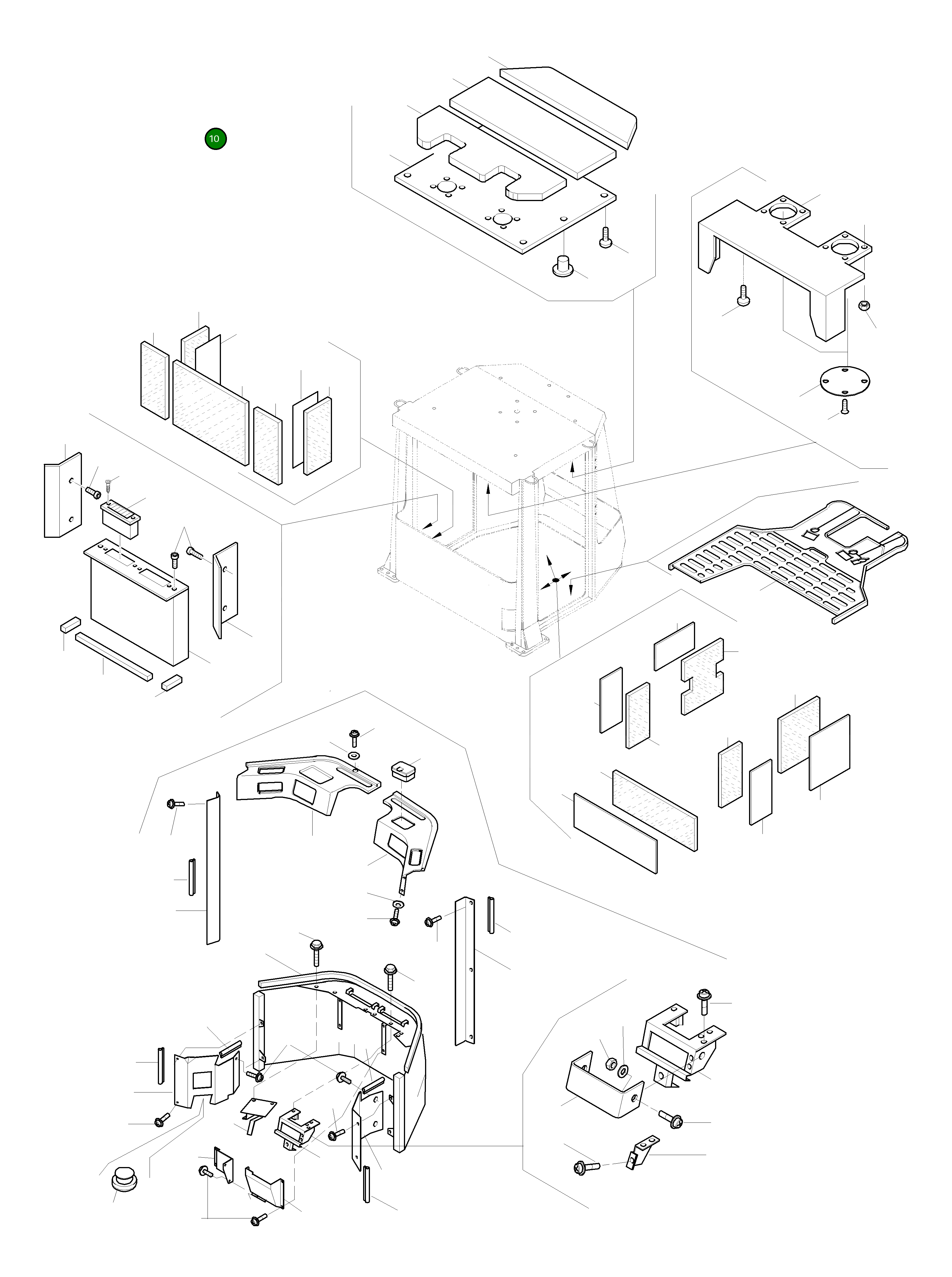 Крышка 421-56-H1D40  Komatsu