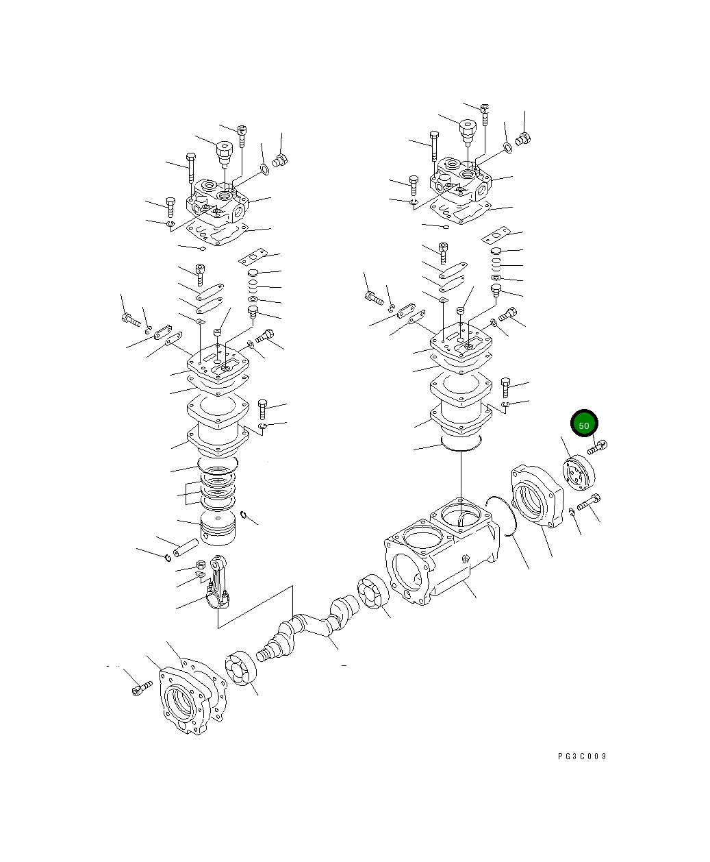 Болт DK010208-2540 Komatsu
