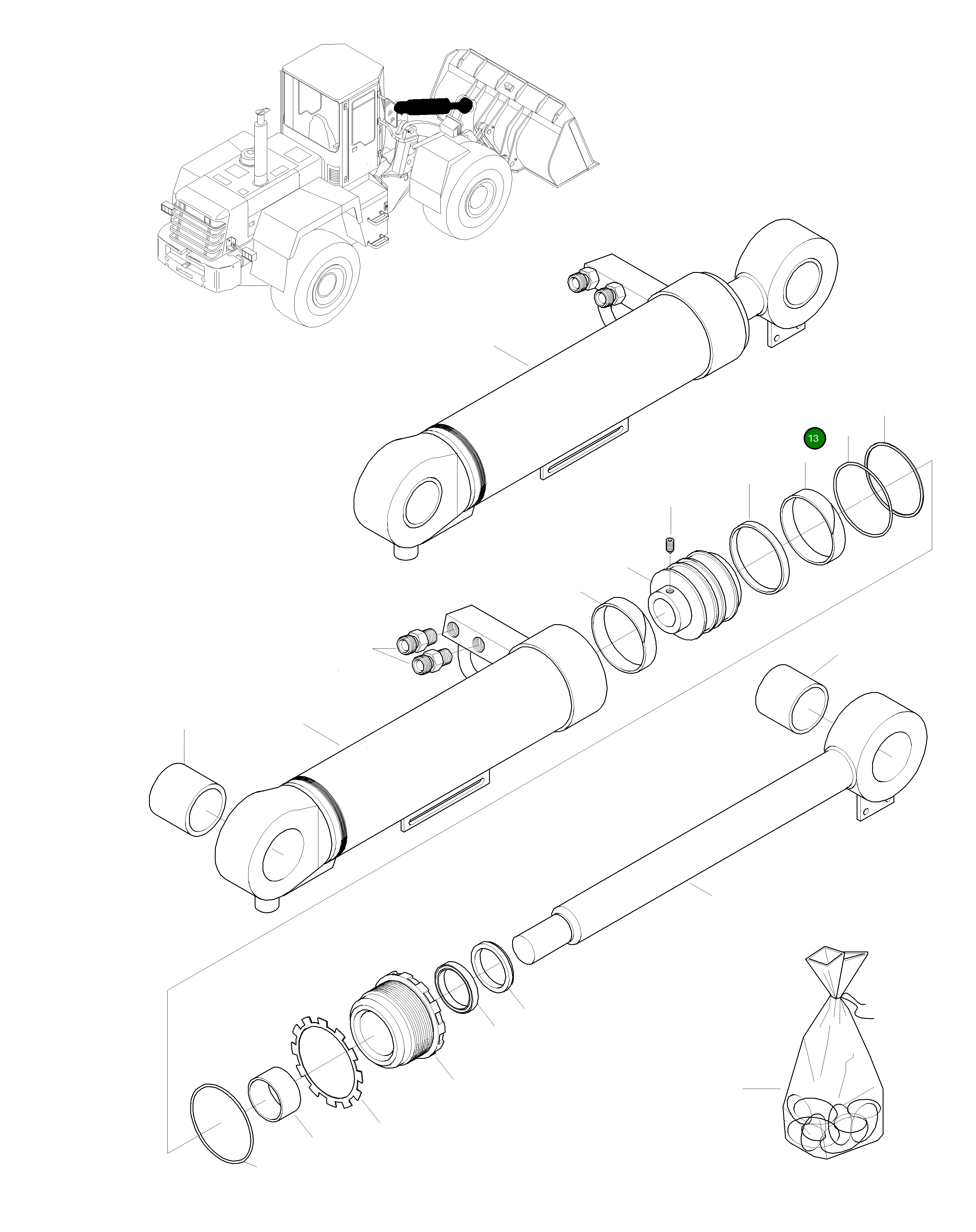 Кольцо уплотнительное (O-Ring) 42Y-63-H0P10 Komatsu