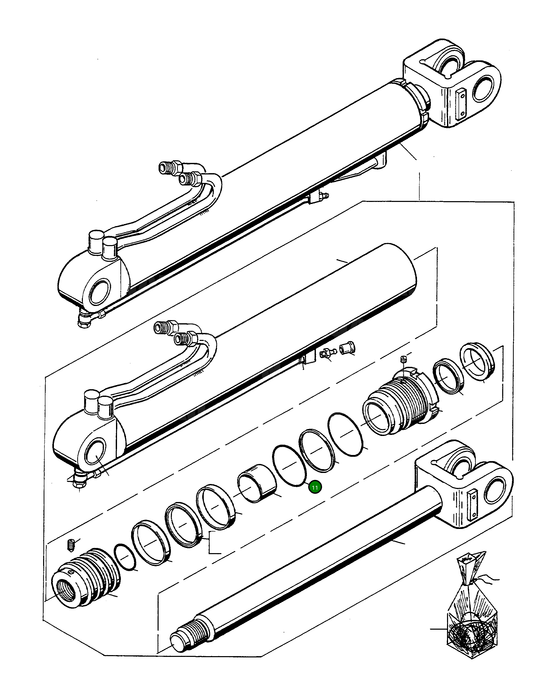 Кольцо уплотнительное (O-Ring) 359191X1 Komatsu