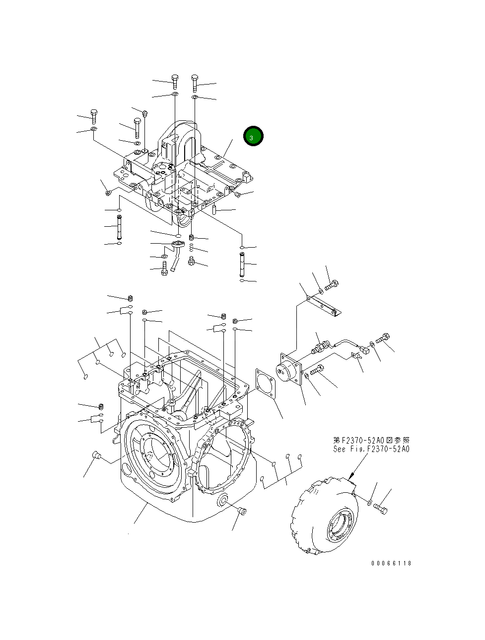 Крышка 154-22-25130 Komatsu