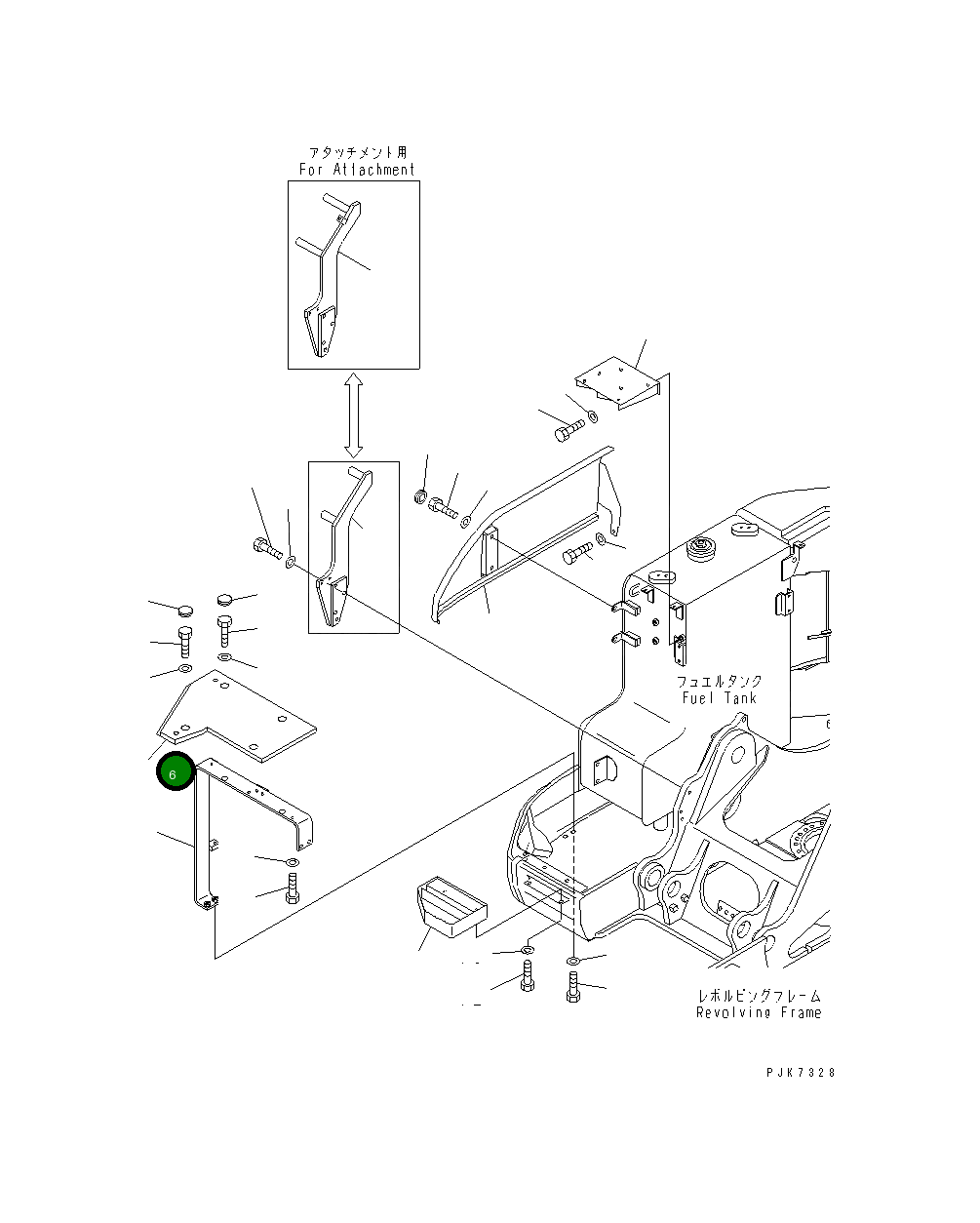 Крышка 22B-54-12171 Komatsu