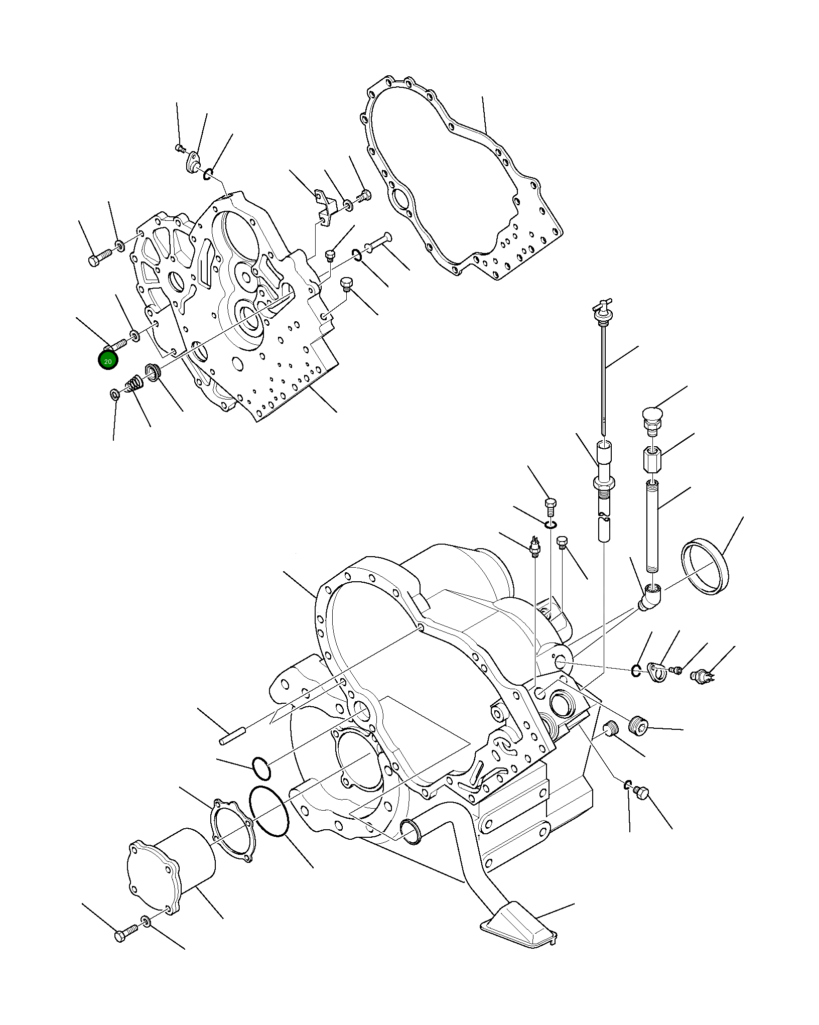 Болт DG7CM1050 Komatsu