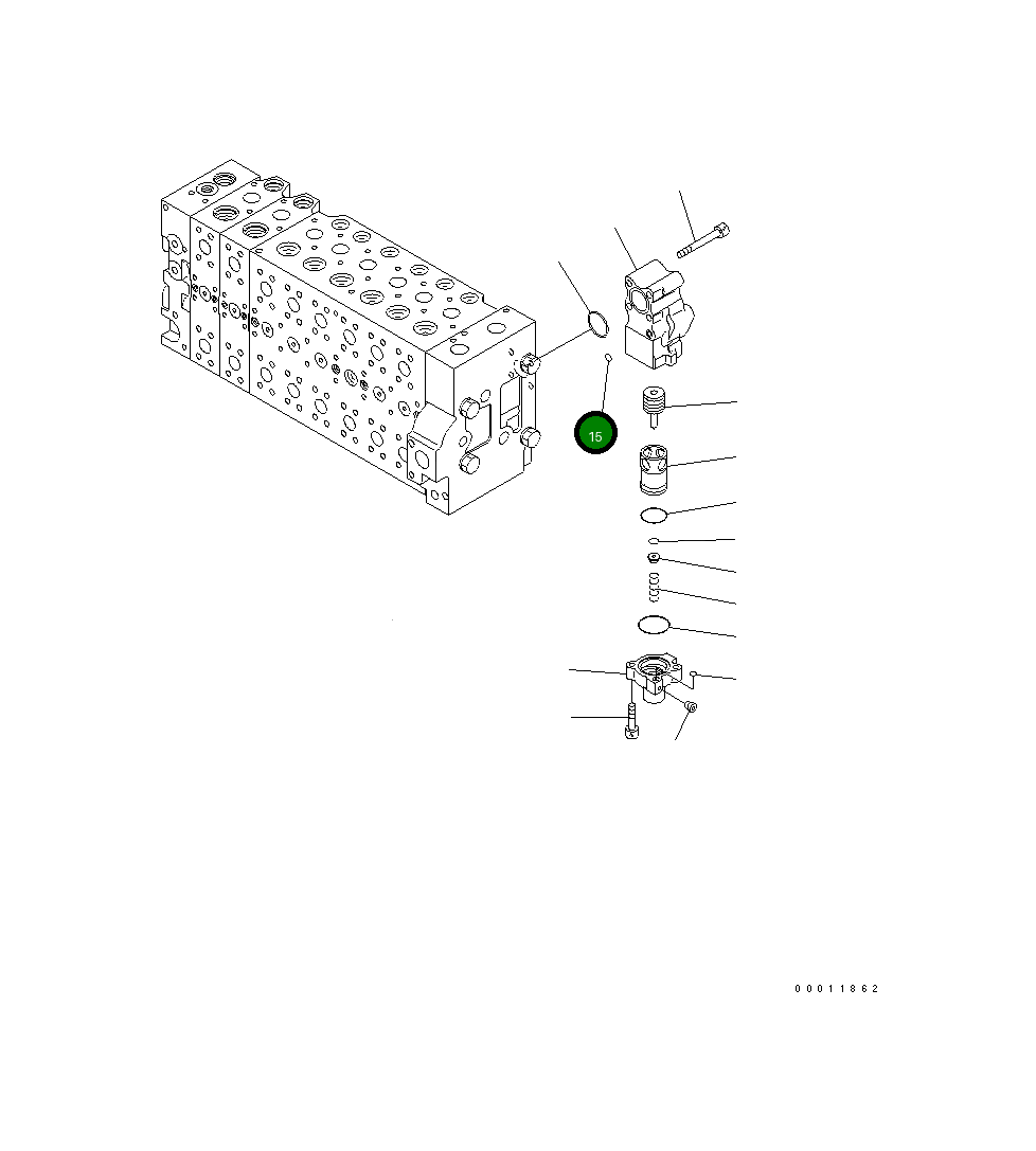 Кольцо уплотнительное (O-Ring) 07000-11010  Komatsu