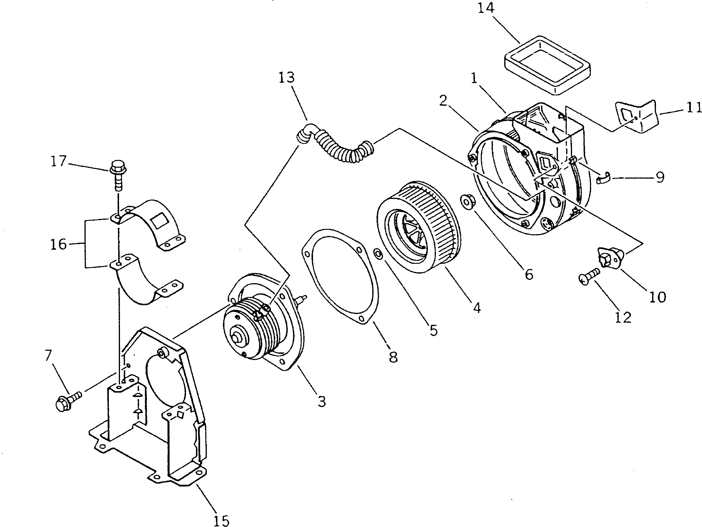 Болт ND90100-06161  Komatsu
