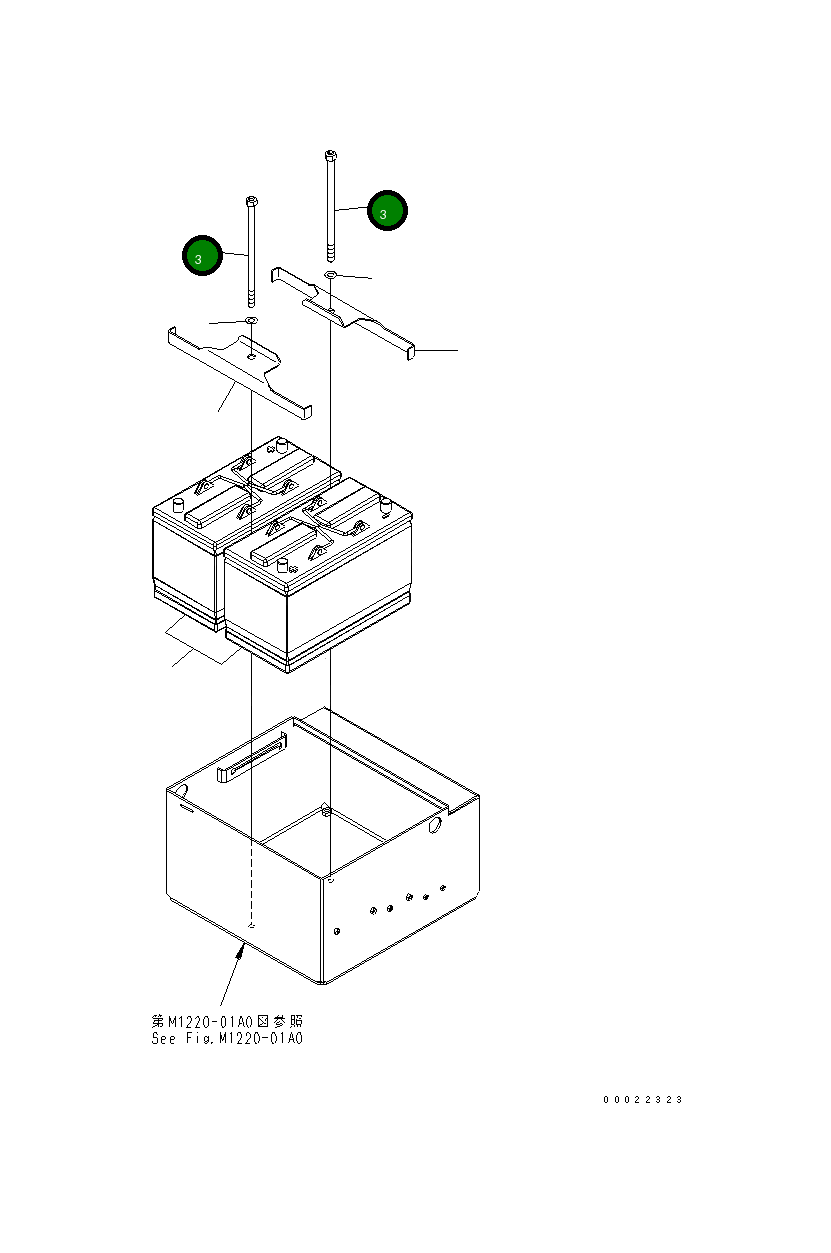 Болт 20G-06-31180 Komatsu