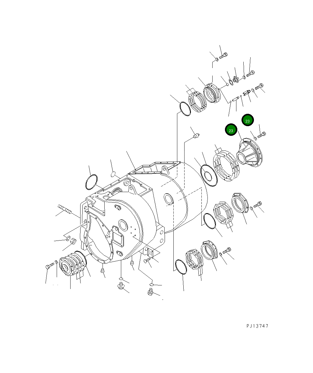 Кольцо уплотнительное (O-Ring) 07000-13020 Komatsu