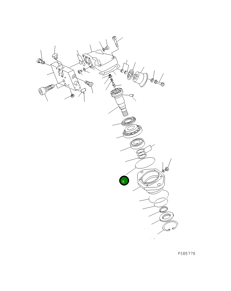 Кольцо уплотнительное (O-Ring) 21P-60-K1260 Komatsu