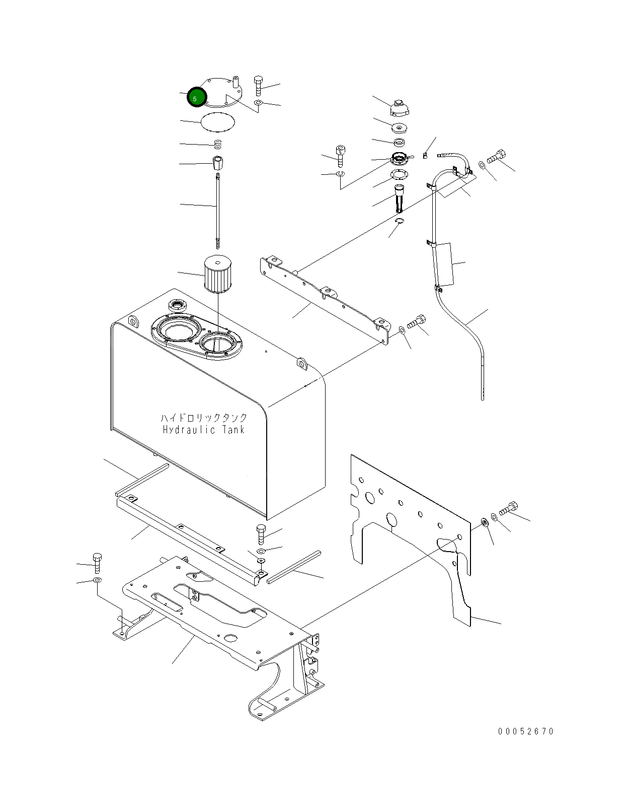 Крышка 423-60-45570 Komatsu