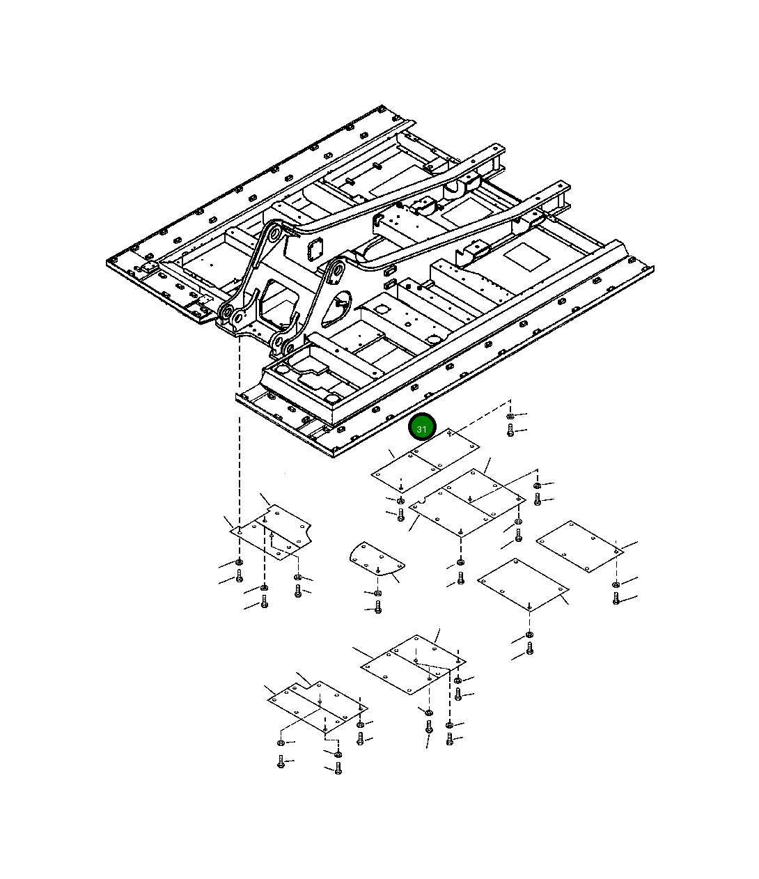 Крышка 207-54-A1590 Komatsu