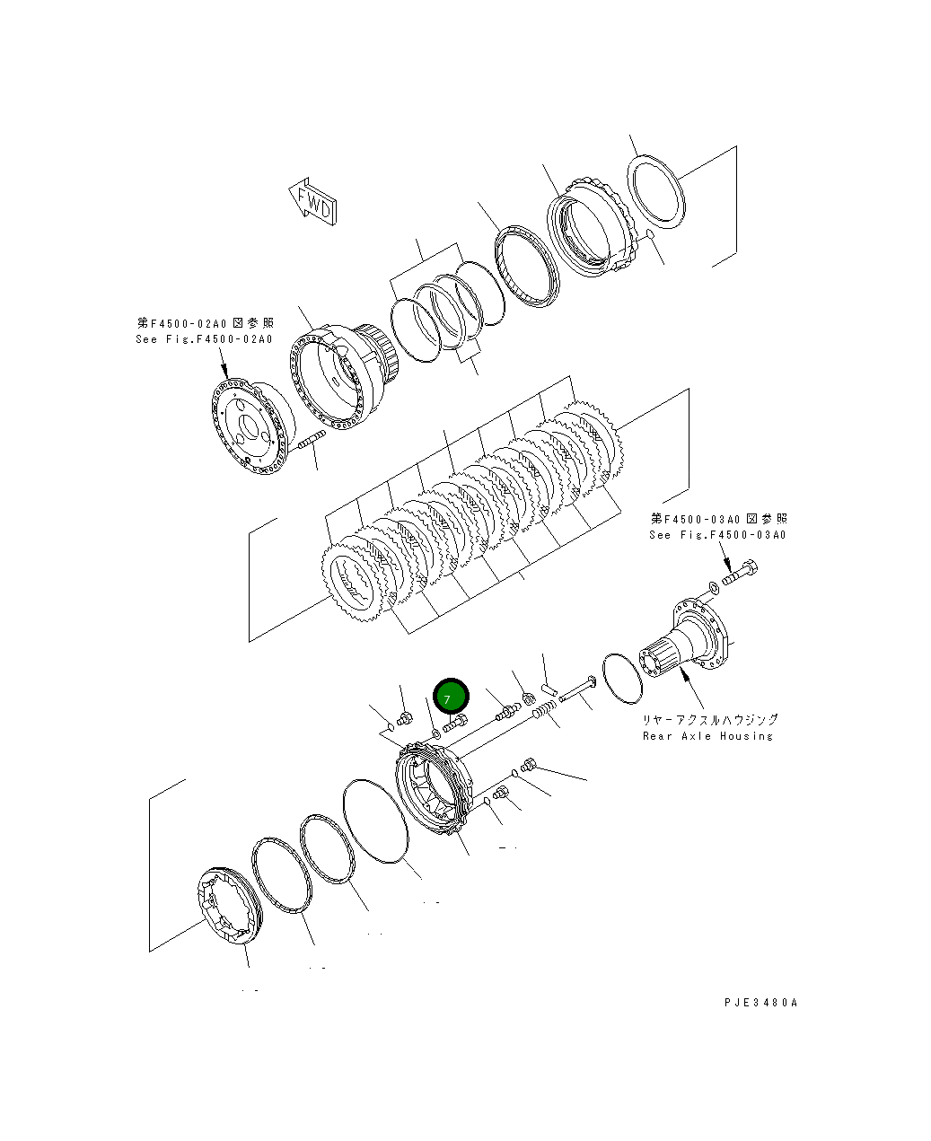 Болт 01010-61440 Komatsu