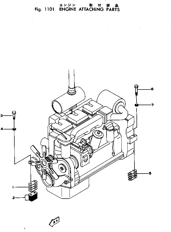 Болт 141-01-32111 Komatsu