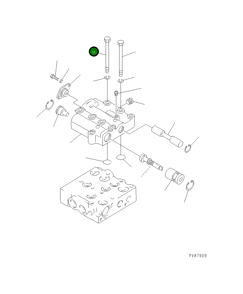 Болт 125-15-15470 Komatsu