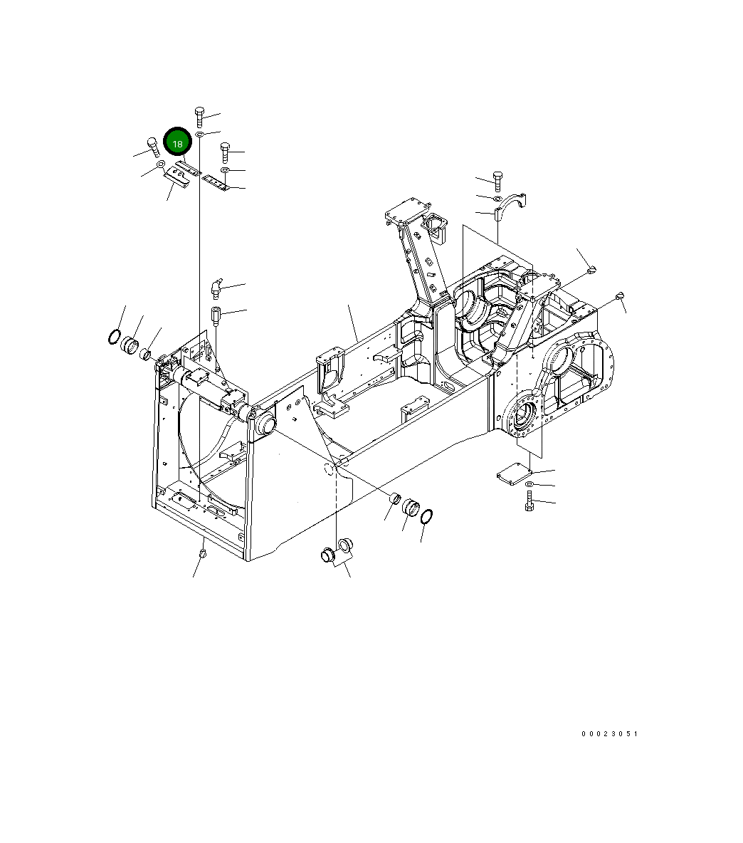 Крышка 154-54-78570 Komatsu