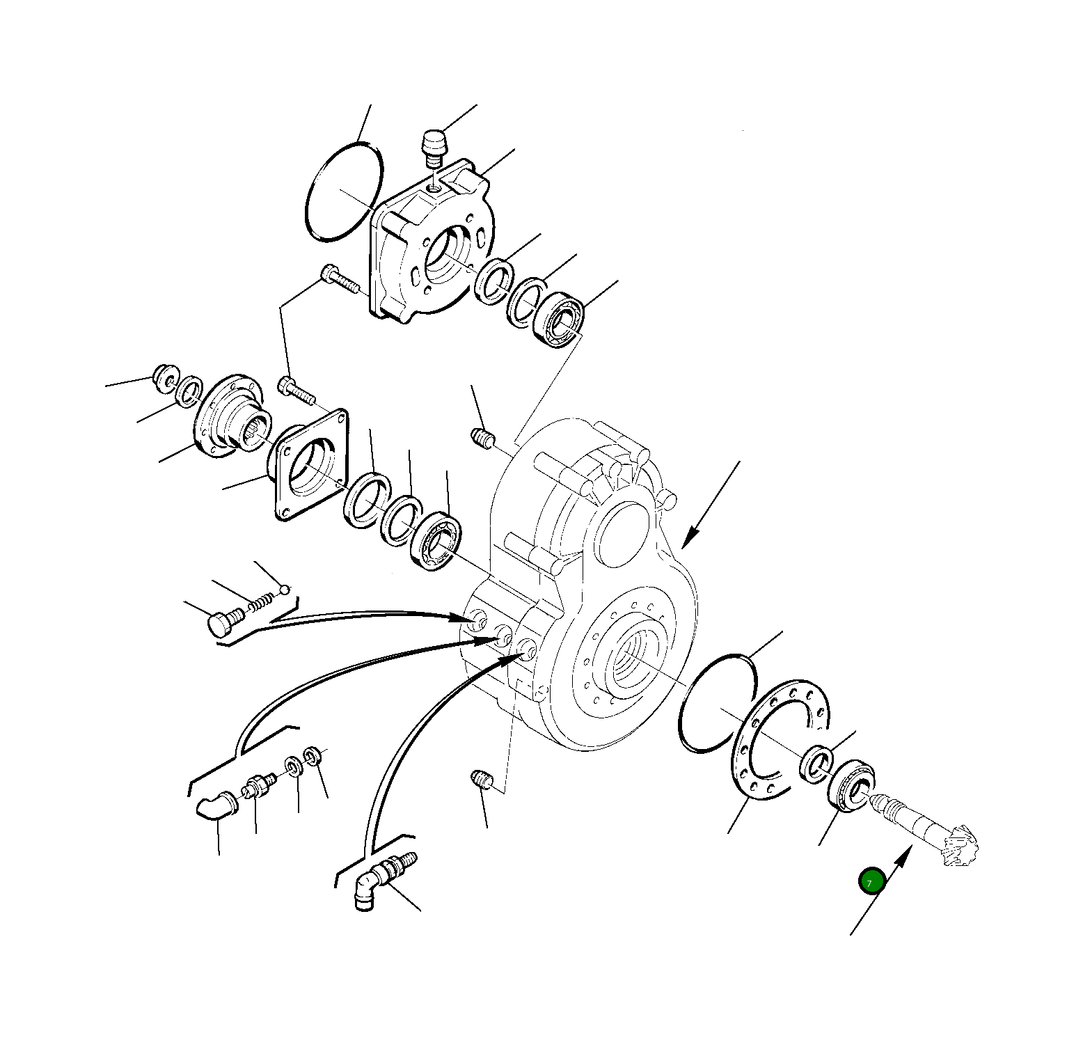 Кольцо уплотнительное (O-Ring) 855021045 Komatsu