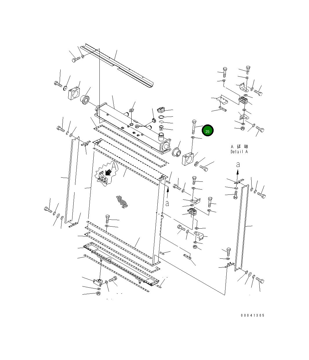 Болт 01011-82470 Komatsu