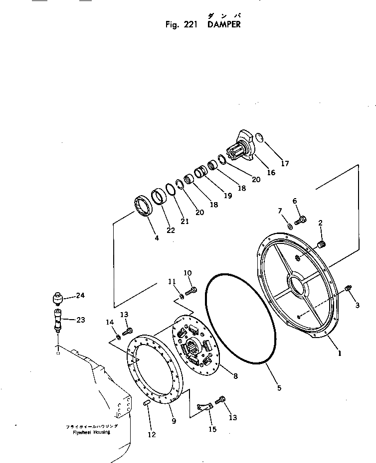 Кольцо 04067-00042 Komatsu