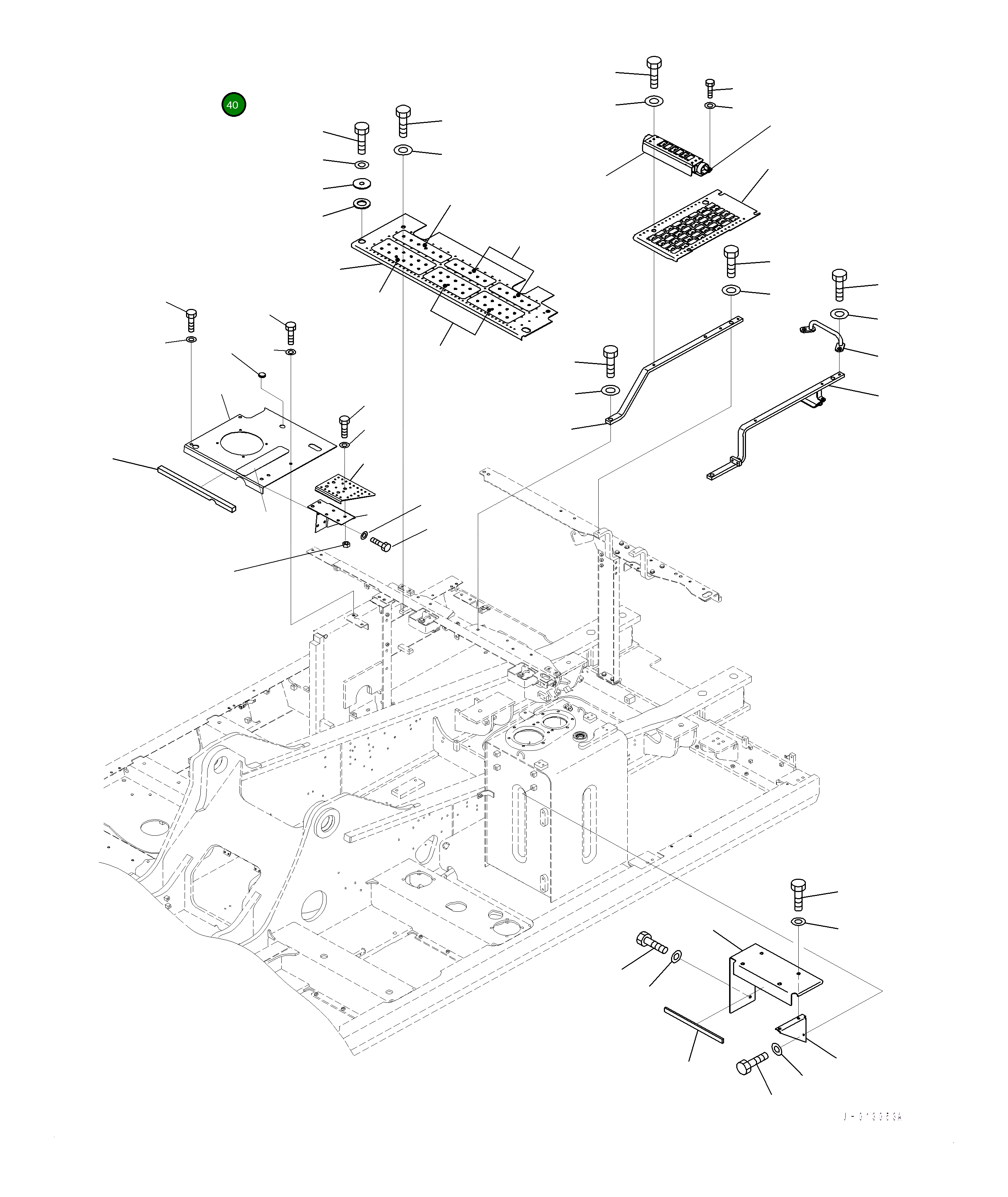 Крышка 2A7-54-A1490 Komatsu