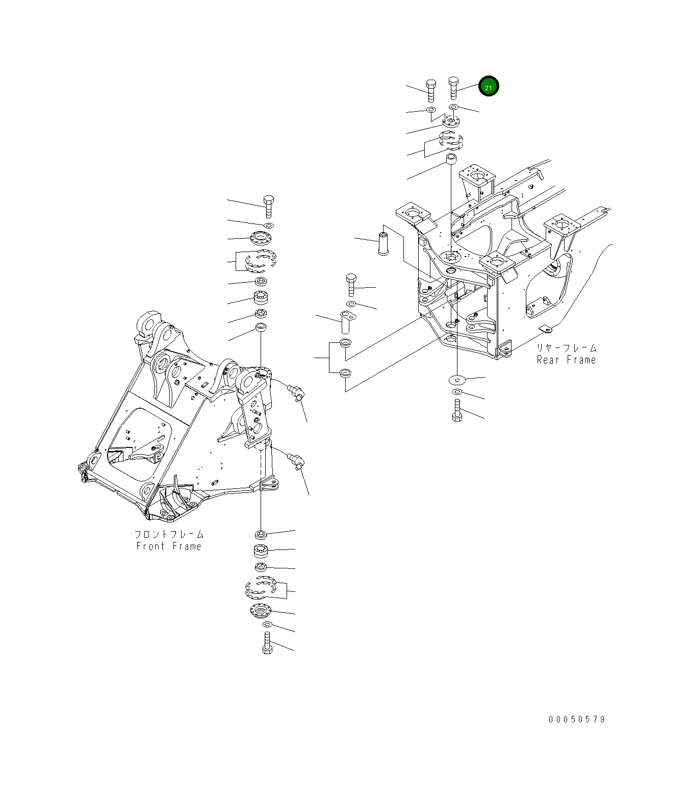 Болт 421-46-43110 Komatsu