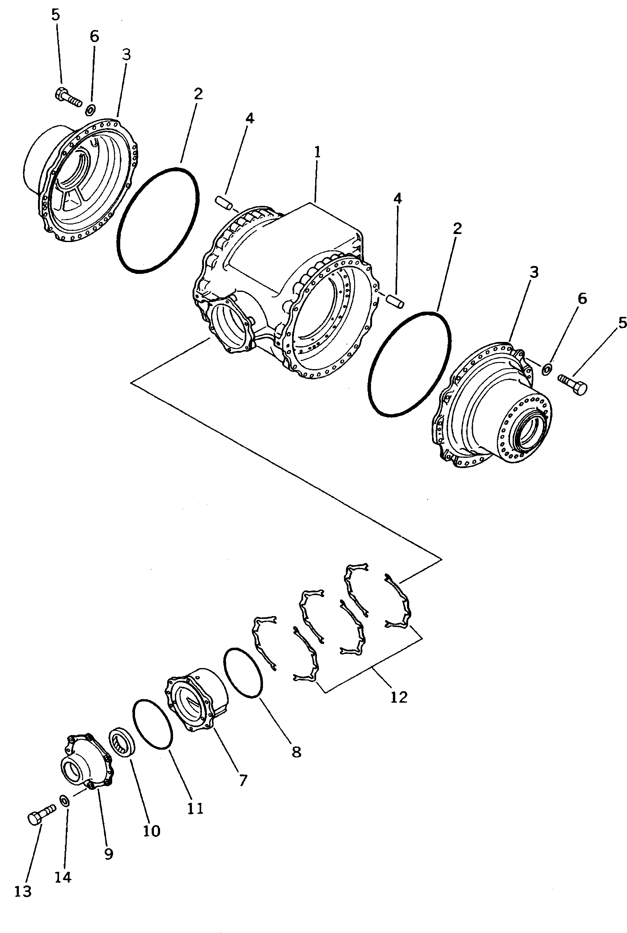 Крышка 235-22-11310  Komatsu