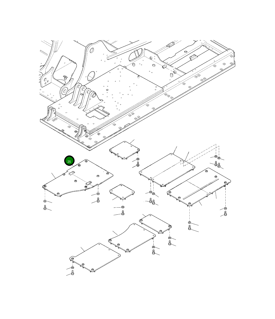 Крышка 206-54-A2650  Komatsu