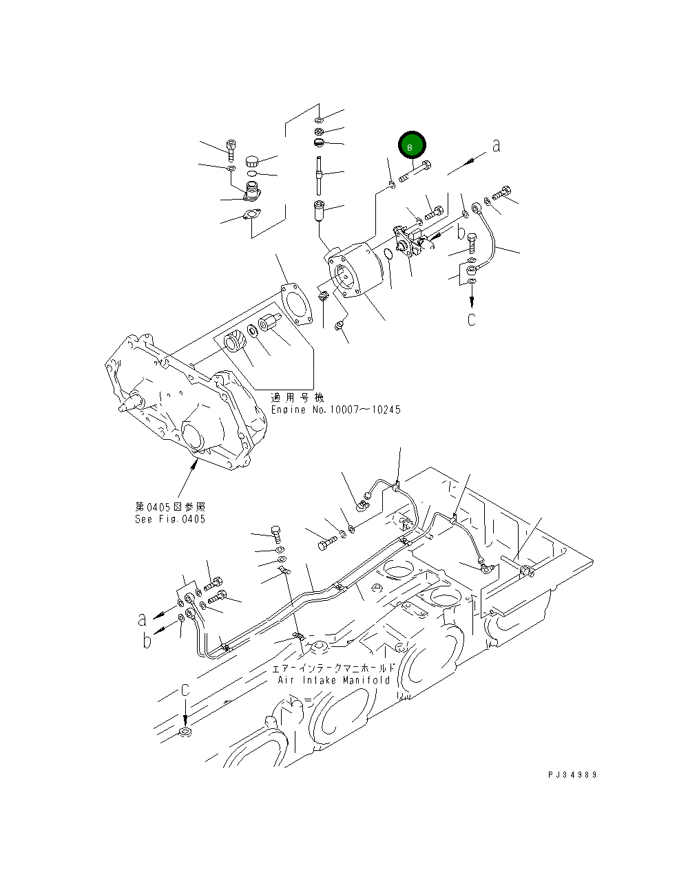 Болт 6164-51-2290 Komatsu