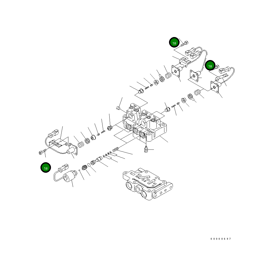 Болт 01252-60510  Komatsu