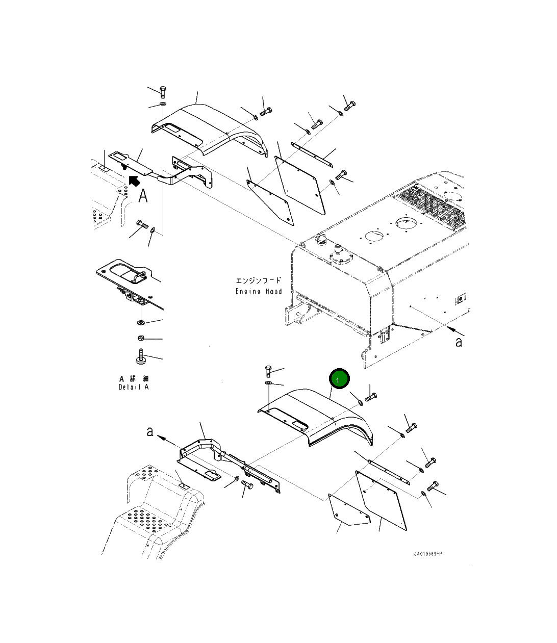 Крышка 419-54-54230  Komatsu