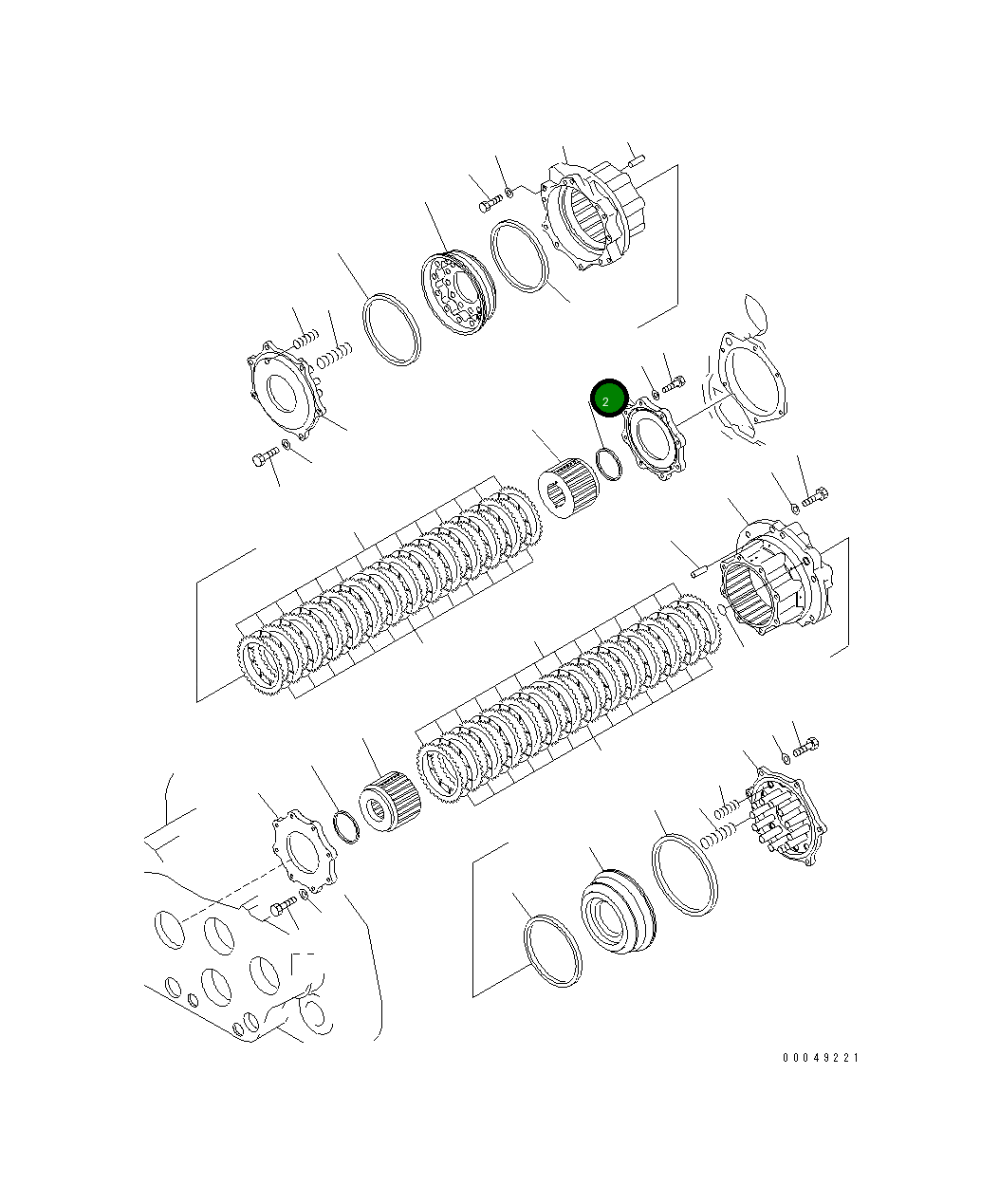 Крышка 156-76-24130  Komatsu