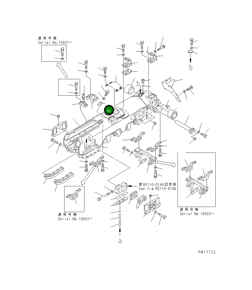 Крышка 19M-30-14450 Komatsu
