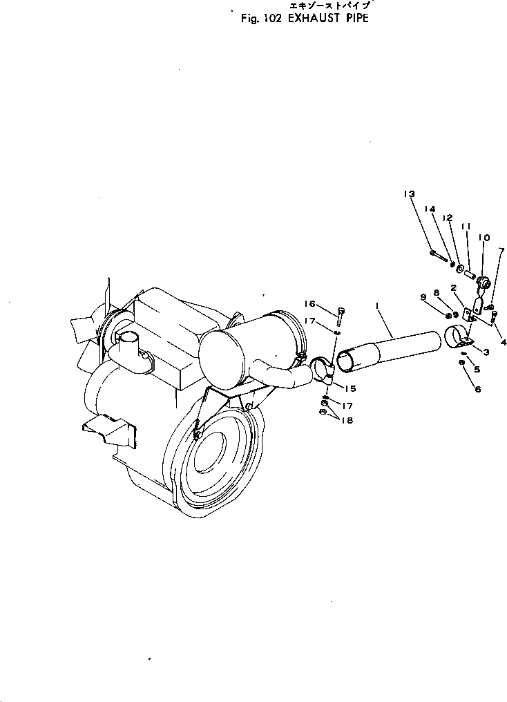 Болт 600-17-11070  Komatsu