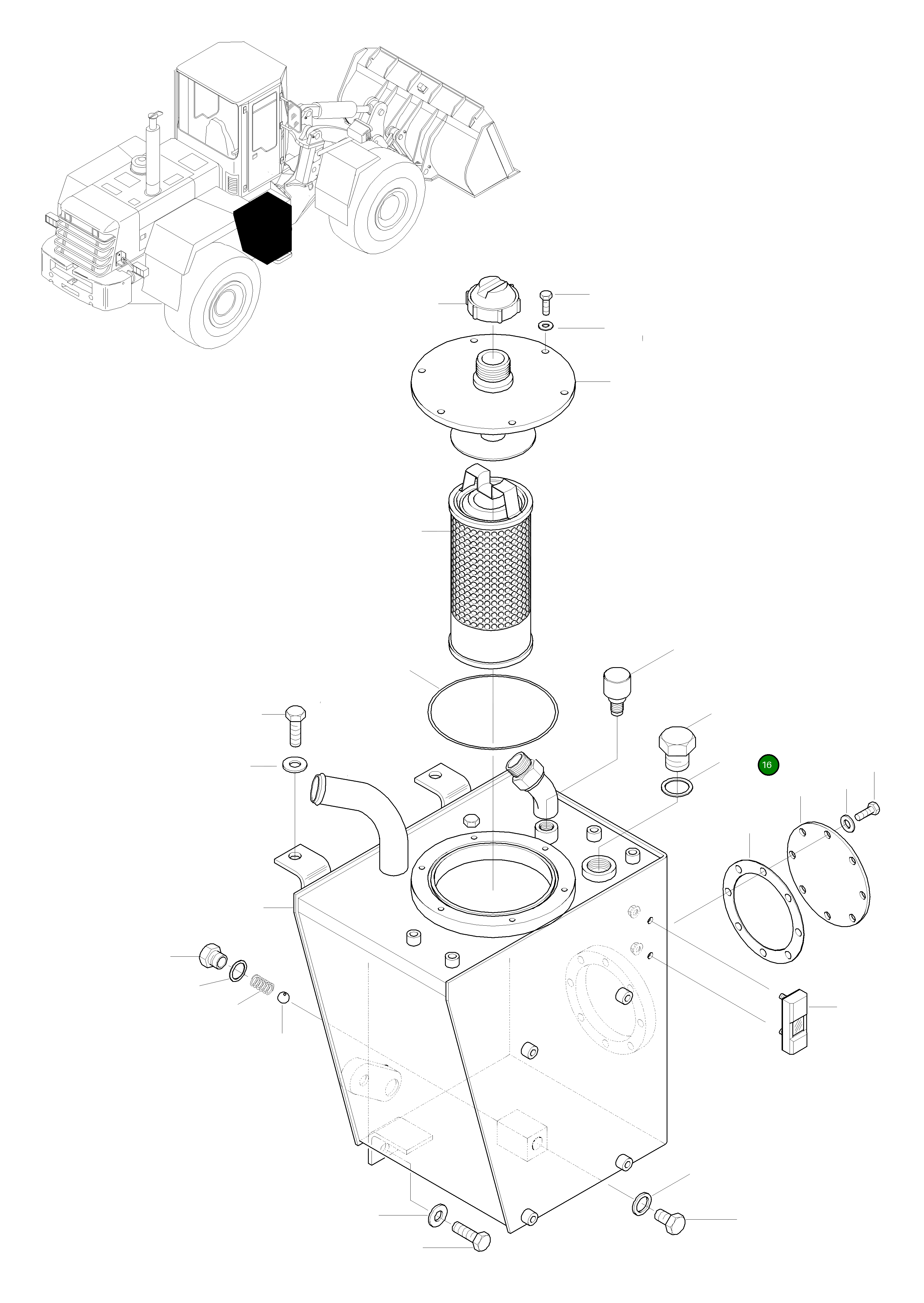 Крышка 42Y-04-H1A70 Komatsu