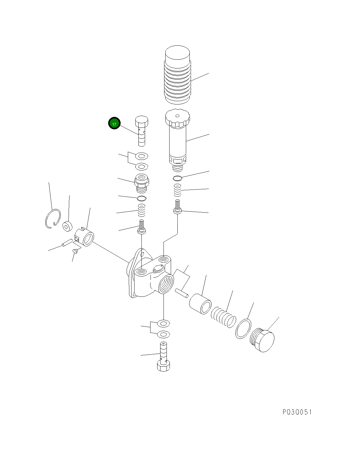 Болт DK029731-46 Komatsu