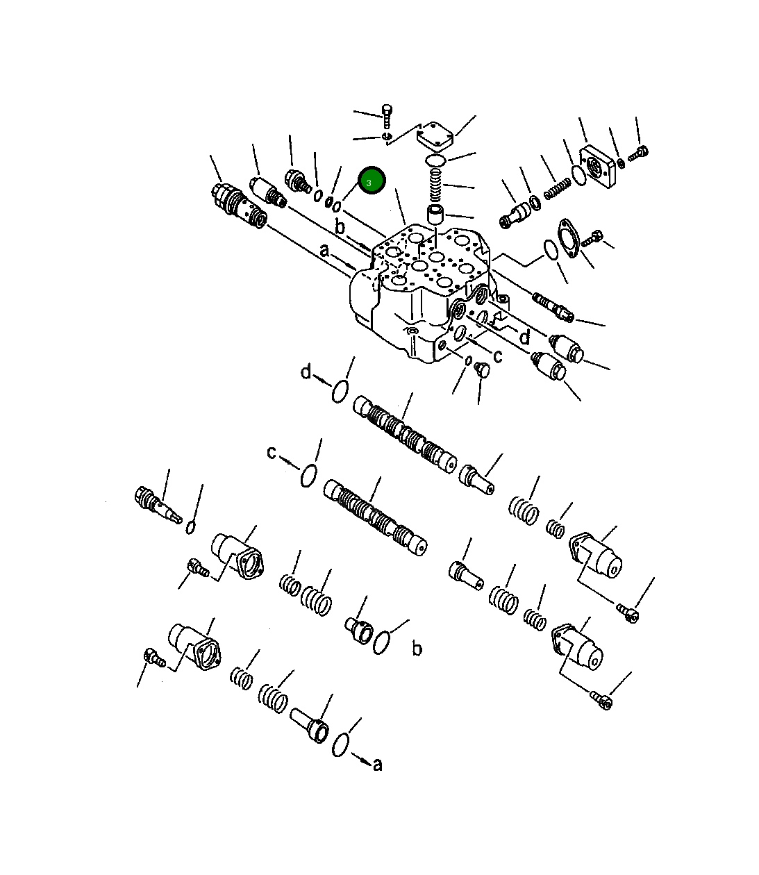 Кольцо уплотнительное (O-Ring) 07000-102018  Komatsu