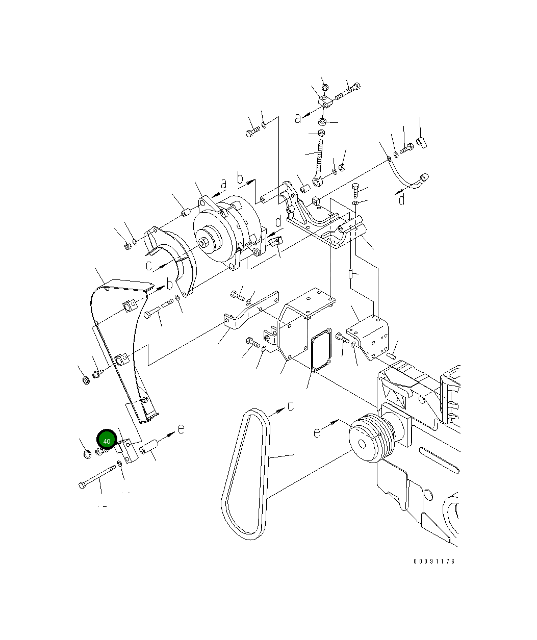 Болт 01026-A1255 Komatsu