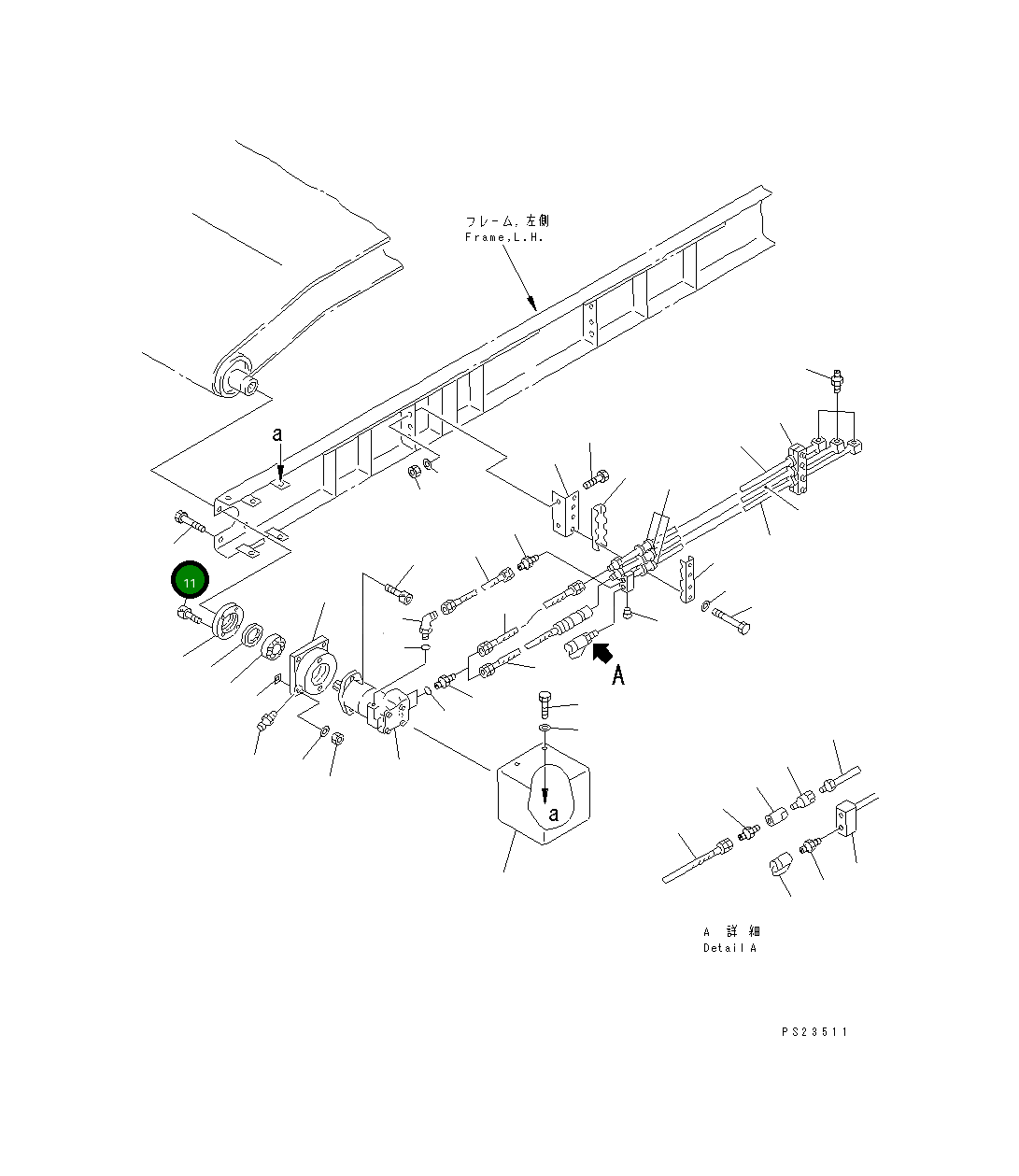 Болт 01252-42612 Komatsu
