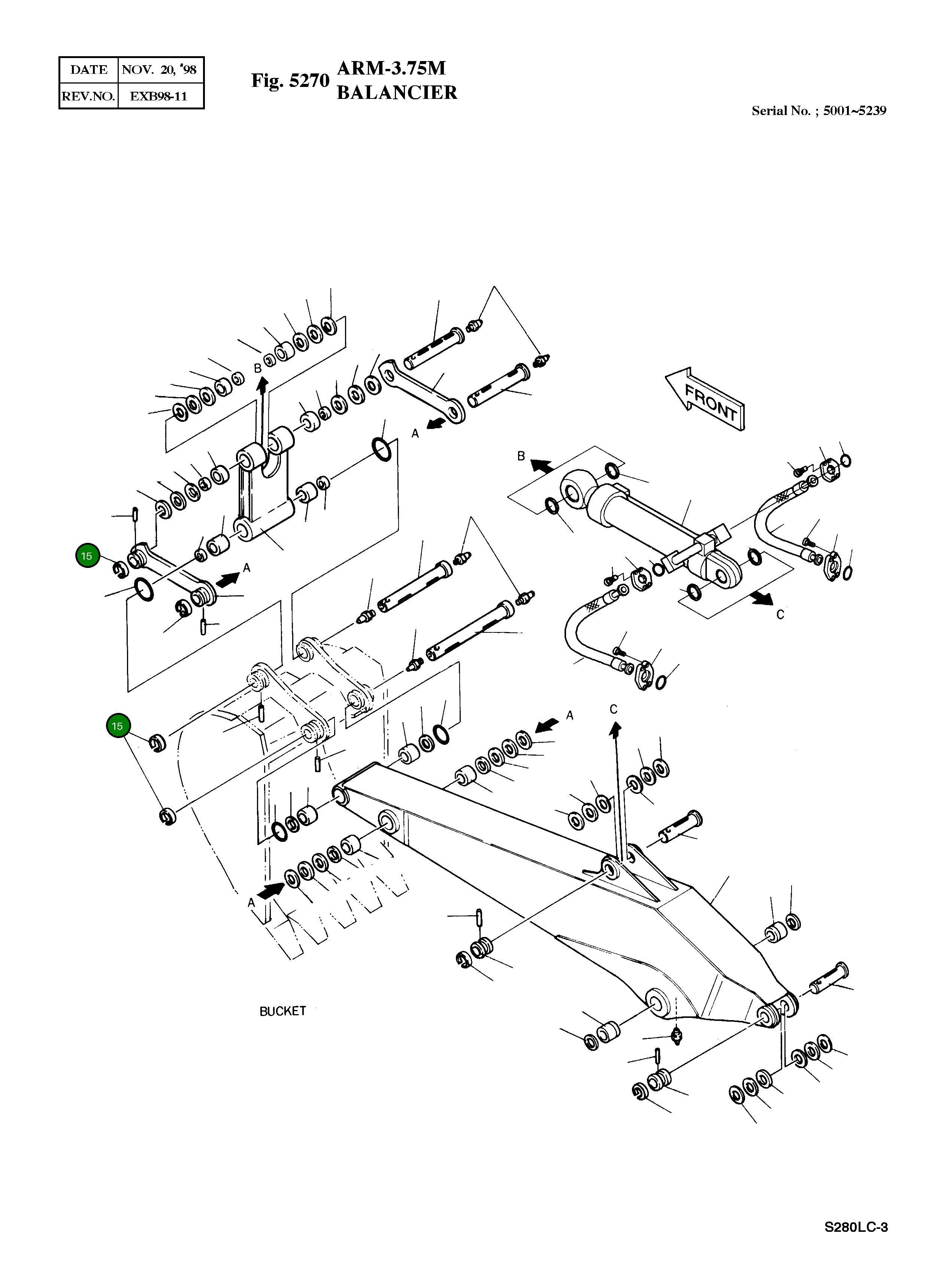 Кольцо 2115-1018  Komatsu