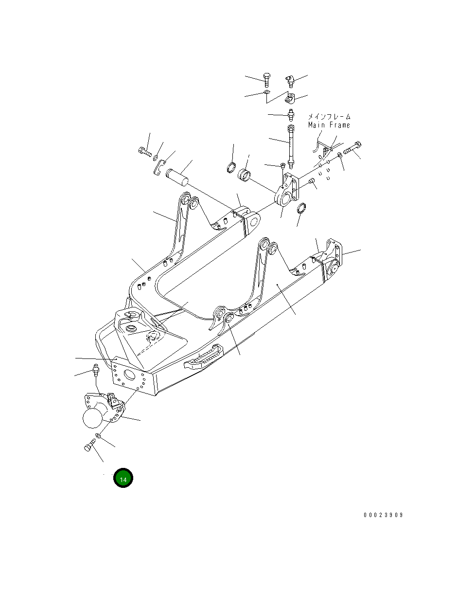 Болт 154-54-73130 Komatsu