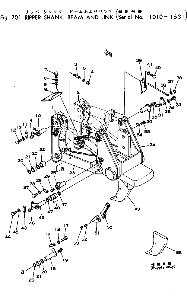 Болт 01011-33025  Komatsu